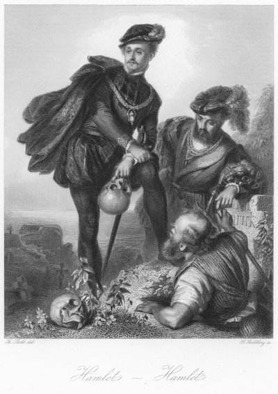 Scene fra Hamlet af German School