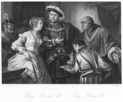 Scene fra Henrik VIII af German School