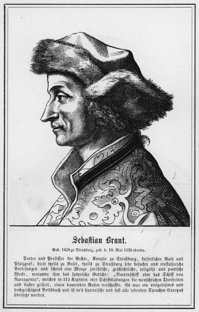 Sebastian Brant (gravering) af German School