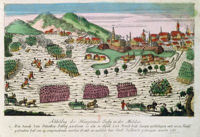 Belejring og tilfangetagelse af Jassy i 1788 af den russiske hær af German School