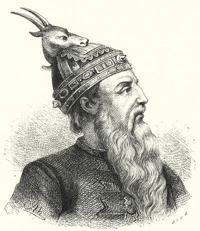 Skanderbeg, albansk adelsmand og militærchef (gravering) af German School