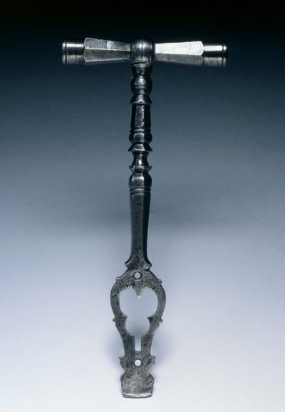 Nøgle til en hjullåspistol, ca. 1600-25 (stål) af German School