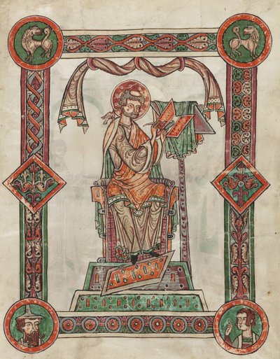 St. Gregory som forfatter, 1181-1200 af German School