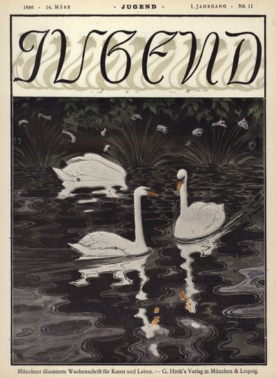Swans on a lakedani af German School