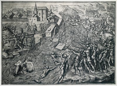 Slaget ved Muehlberg, 25. april 1547 af German School