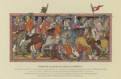Slaget ved Muhldorf, 1322 af German School