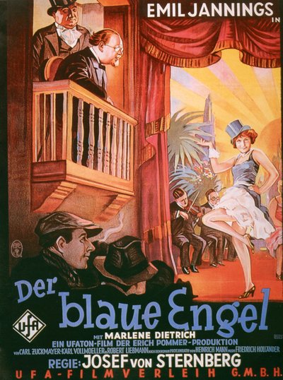 The Blue Angel filmplakat af German School