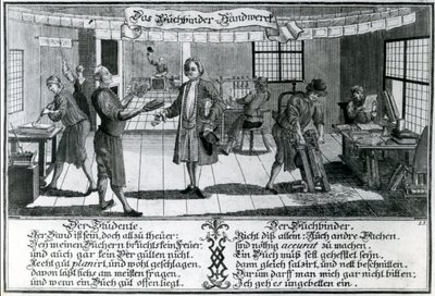 Bogbinderen (gravering) af German School