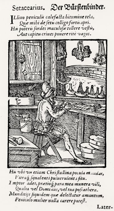 The Bristle Maker, udgivet af Hartman Schopper af German School
