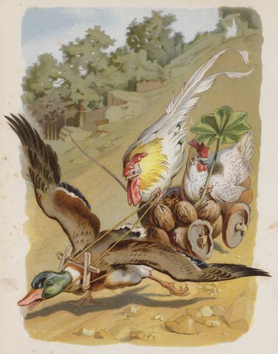 Pakken Ragamuffins (chromolitho) af German School