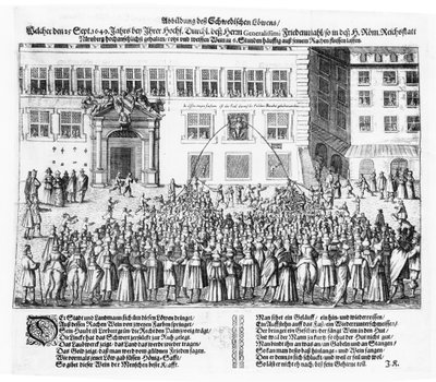 Freden i Nürnberg, 25. september 1649 af German School