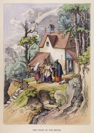 The Story of the Mouse (farve litho) af German School
