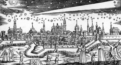 Den frygtelige komet fra 1680 af Bach Abraham af German School