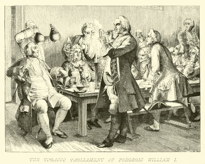 Tobaksparlamentet af Frederick William I af German School