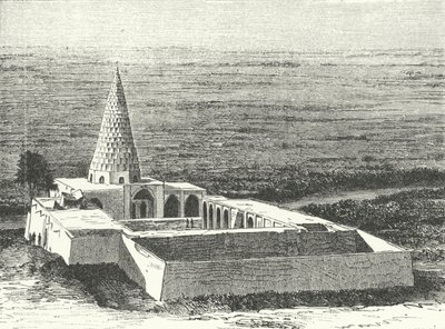 Profeten Daniels grav i Susa, Iran (gravering) af German School