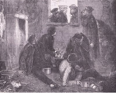 Kronprinsen af Preussen går rundt, Cassells historie om krigen mellem Frankrig og Tyskland udgivet af Cassell and Company Limited, ca. 1890 (litho) af German School