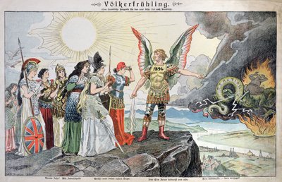 Europas befolkning i foråret 1896 af German School