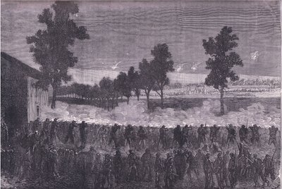 The sortie of Cachan, Cassells History of the War between France and Germany udgivet af Cassell and Company Limited, ca. 1890 (litho) af German School