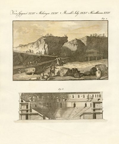 Den underjordiske by herculaneum af German School