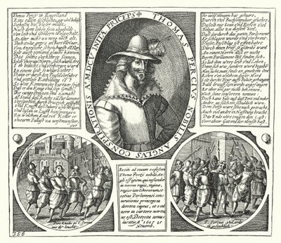 Thomas Percy, en af konspiratørerne bag Krudtplottet (gravering) af German School