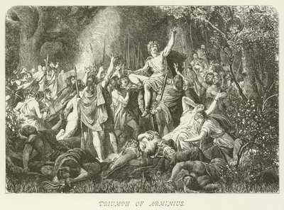 Arminius triumf af German School