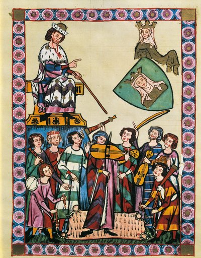 Troubadourer for kejseren af Tyskland og hans hof, fra 