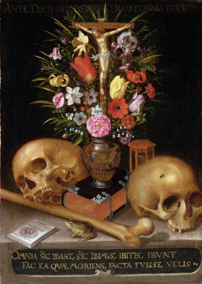 Vanitas Stilleben af German School