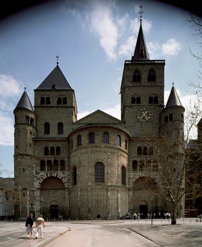 Udsigt over katedralen i Trier af German School