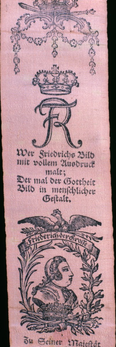 Vivat bands of Frederick II (tekstil) af German School