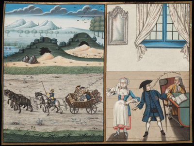 Vognscene og en pengeudlåner af German School