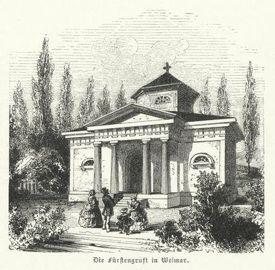 Weimarer Fuersten Gruft, gravkapel for hertugerne af Sachsen-Weimar-Eisenach og stedet for de tyske forfatteres grave Johann Wolfgang Goethe og Friedrich Schiller af German School
