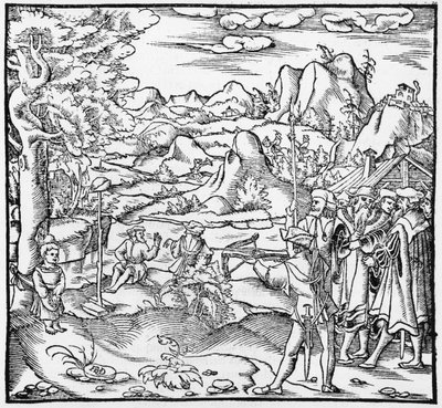 William Tell, illustration fra Cosmographie Universelle af Sebastien Munster (1488-1552) Basel, udgivet 1559 af German School