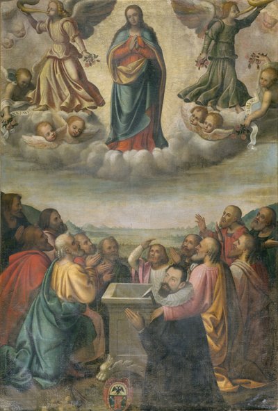 Jomfruens antagelse af Gerolamo Giovenone