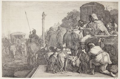 Paulus og Barnabas i Lystra af Gerrit Claesz. Bleker