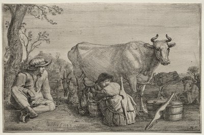 Mælkepigen af Gerrit Claesz. Bleker