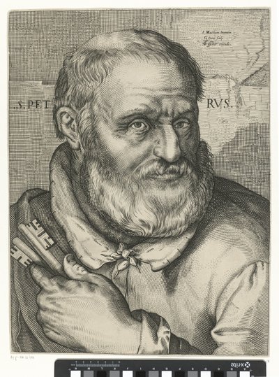 Apostlen Peter Sankt Peter af Gerrit Gauw