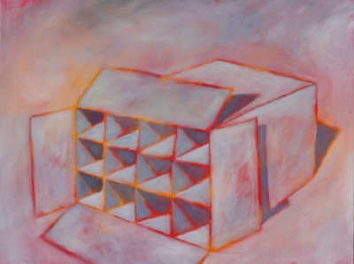 A Very Emotional Box, 2022 (akryl på lærred) af Gerrit Greve