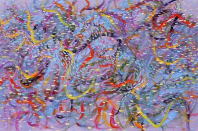 Magic Underwater 2, 2014 (akryl på lærred) af Gerrit Greve