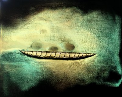 Voyage 206, 2017 (akryl på lærred) af Gerrit Greve