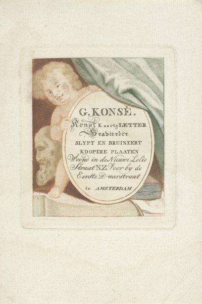 Visitkort af Gerrit Konsé af Gerrit Konsé