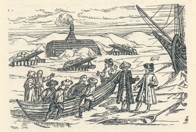 Barents i Arktis: Hytte hvor vi overvintrede, 1598, 1912 af Gerrit de Veer