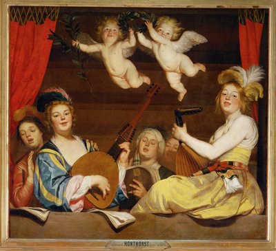 Koncerten ... af Gerrit van Honthorst
