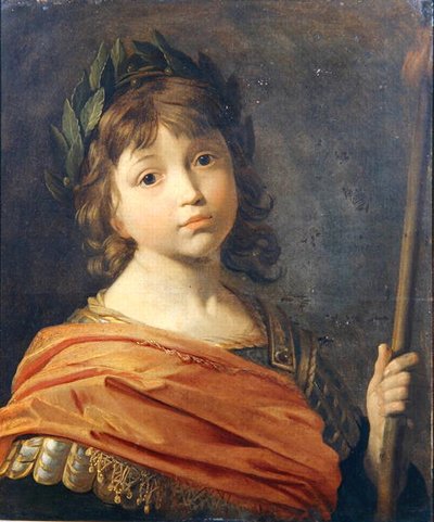Prins Rupert (1619-82), da en dreng som Mars (olie på lærred) af Gerrit van Honthorst