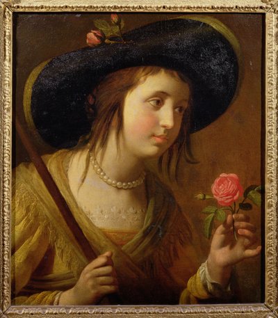 Prinsesse Sophia af Bøhmen (1630-1714), mor til George I som hyrdinde af Gerrit van Honthorst