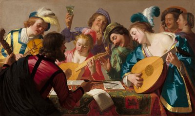 Koncerten, 1623 af Gerrit van Honthorst