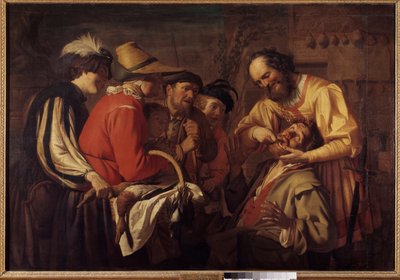 Tandtrækkeren Maleri af Gerrit Van Honthorst (1590-1656) af Gerrit van Honthorst