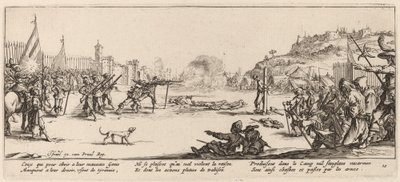 Skydeværnet af Gerrit van Schagen after Jacques Callot