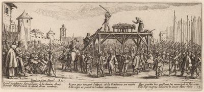 Hjulet af Gerrit van Schagen after Jacques Callot