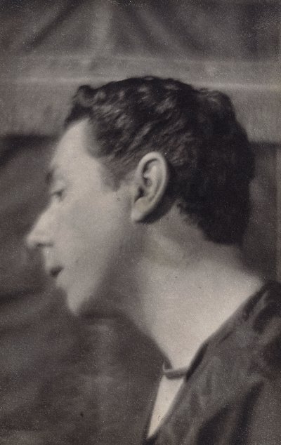 Portræt af baron Adolph de Meyer af Gertrude Käsebier