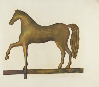Vejrvandshest, ca. 1940. af Gertrude Koch